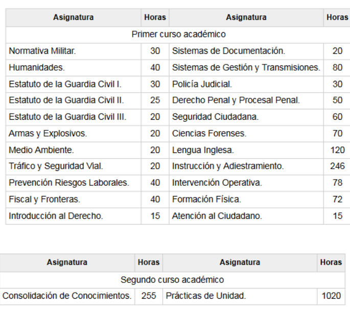 Academia Centro en Alicante, formación para oposiciones de Policía Nacional y Guardia Civil, acceso físico y temario para preparación